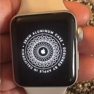 Apple Watch Series 3 38mm silver no scratches in complete working order